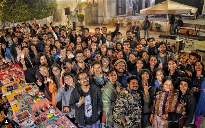 60 plus participants at the Gaysi Zine Bazaar-Delhi